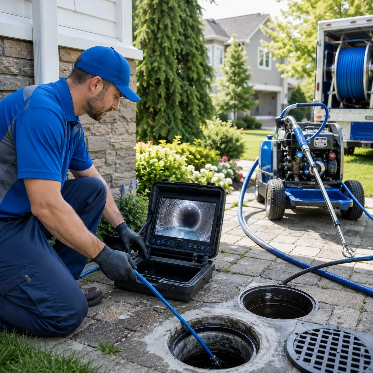 Outdoor drain cleaning professionals serving Paw Paw, MI